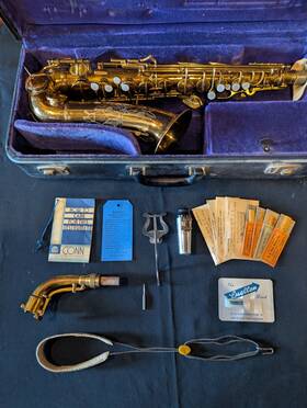 Conn 285926 C. G. Naked Lady Alto Sax 6m Viii Mint Condition No Wear With Case