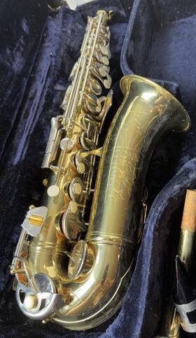 Conn C64660 Shooting Star Alto Saxophone 1964 Hard Case Serial Number Made In Us