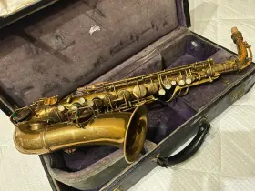 1928 Conn M186 Chu Alto Sax/saxophone Recent Pads Complete Plays Great