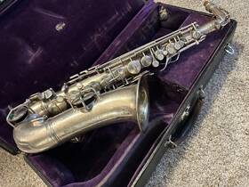 Conn M206 Chu Alto Sax/saxophone Little-used Original Silver Plate Plays Great