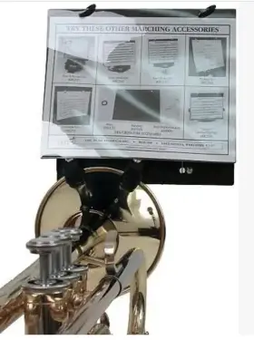 Hc260 Cross Productions Trumpet Marching Band Lyre Attaches To Bell Rim Hc260 Cross Productions Trumpet Marching Band Lyre Attaches To Bell Rim