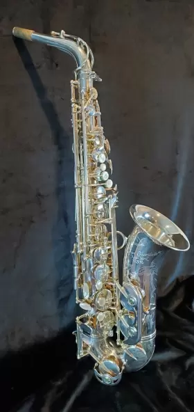 012531 Dave Guardala Silver Alto Saxophone Made In Germany - Mint Condition