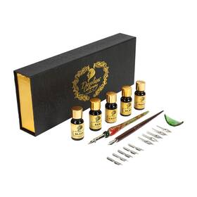 Daveliou 9401100010 20-piece Complete Calligraphy Set For Beginners And Professionals Creates Cl