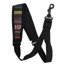 Dilwe Dilwewpymxv4u1k-03 Saxophone Strap Adjustable Single Shoulder Sax Portable Cotton Neck Sa
