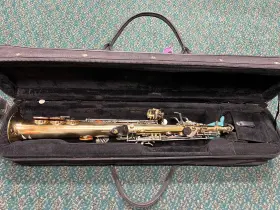 365ln E.m. Winston Em Pro I Straight Soprano Saxophone As Is For Parts
