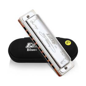 East Top T008k-sr-f# Diatonic Harmonica Key Of F# 10 Holes 20 Tones 008k Blues ... Fast Ship