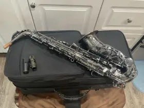 Eas6520-bs Eastman Andreas Eas640-bb Alto Saxophone -black Nickel Finish