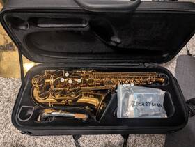 Eastman Easwc1 Model Alto Saxophone Dark Lacquer Silver-plated Neck Unused