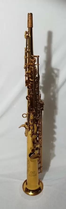 Ess642-gl Eastman Ess642 Professional Soprano Saxophone Gold Lacquer With Soft Case