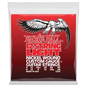 Ernie Ball P02233 12-string Light Nickel Wound Electric Guitar Strings 9-46 Gauge