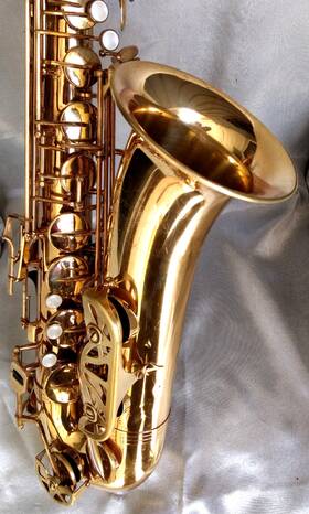 Evette/buffet Crampon 604040 Ft97 Jupiiter Gold Tenor Sax With Nice Case - Good Condition