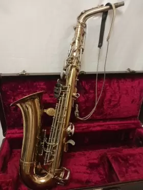 32572 Evette Schaeffer Vintage Alto Saxophone In Case Made France