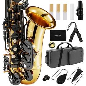 Fesley Fsp95gb Flat Alto Saxophone Saxof N For Professional Sax Beginners Stude