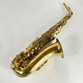 04582 Getzen 210000036714 Used Elkhorn Eb Alto Saxophone Sn