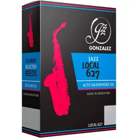 Asaxl25 Gonzalez Local 627 Alto Saxophone Reeds Box Of 10 Strength 2.5