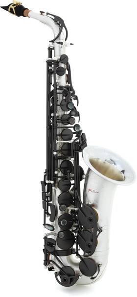 Growling Sax G2-uasb Uprise Series Gen 2 Alto Saxophone - Brushed Silver And Satin Black