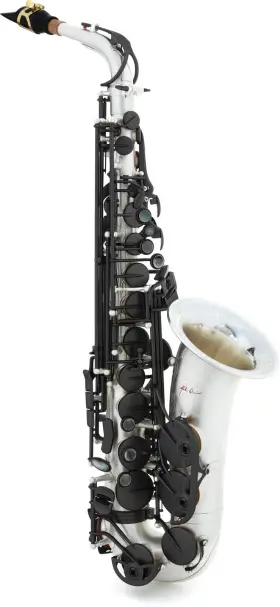 G2-uasb Growling Sax Uprise Series Gen 2 Alto Saxophone - Brushed Silver And Satin Black