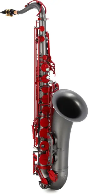 G2-utrl Growling Sax Red Lava Gen 2 Tenor Saxophone - Satin Black With Keys