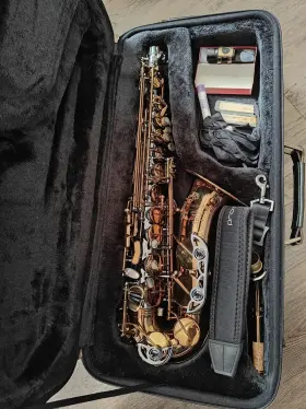 G3-oabr Growling Sax Origin Alto With Mouthpiece. Nice Condition Used Few Times