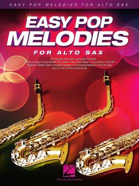 Hal Leonard Hl00125786 Easy Pop Melodies For Alto Sax White