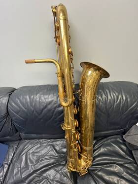 Henri Selmer Paris 15860 Noblet Bass Saxophone