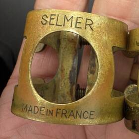 Henri Selmer Paris 67xxx Vintage Two Screw Alto Ligature
