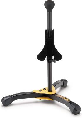 Hercules Ds531bb Soprano Saxophone Stand With Bag Black