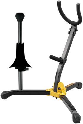 Hercules Ds533bb Alto/tenor And Soprano Saxophone Stand With Bag
