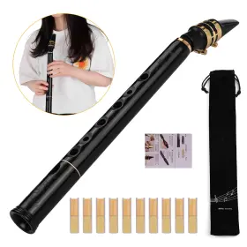 Esu9025944607490ah Hixing Pocket Saxophone Sax C Abs Woodwind Instrument Gift R D6q9