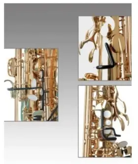 Hollywoodwinds 181816000153 Key Clamps - Alto Saxophone