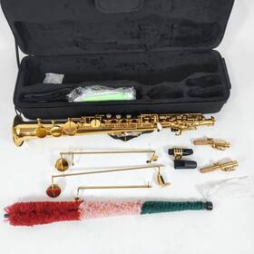 Idealhouse Pxy-pms 333t4xgha5j Soprano Saxophone Package For All Levels - Repairable Read