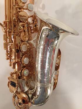 Iw Iw601cs 601 Curved Soprano Saxophone - Silverbell Gold Body And Keys
