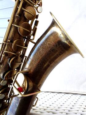 J.w. York & Sons 60757 Custom Vintage 1921 J.w.york And C-melody Sax With New Yamaha 5c Mpc. - Unique
