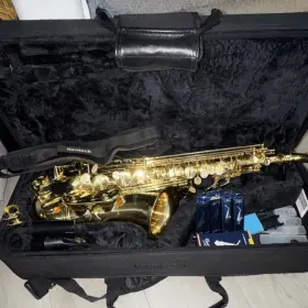 20al90526 Jean Baptiste 290al Alto Saxophone - Complete Student Inch Ready-to-play Bundle