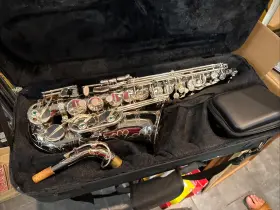 Jb686abs Jean Baptiste Jb686 Alto Saxophone - Model Nickel Plated In Case