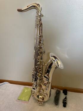 Jean Paul Usa 445044099093 Ts-660s Tenor Saxophone - Intermediate Silver Plated With Case
