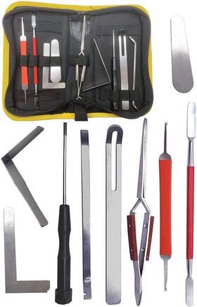 Jiayouy 1516 9pcs Saxophone Repair Tool Woodwind Instrument Maintanance Kit