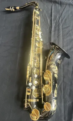 Jk3401-5b2-0 Julius Keilwerth Vintage Sx90 Tenor Saxaphone - Brass With Inch Shadow Finish