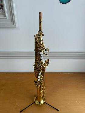 Jupiter Jss1000q Gold Lacquered Body Key Of Bb Soprano Straight Saxophone