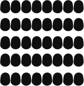 7539574211 Kasteco 40 Pieces Black Mouthpiece Cushion 0.8 Mm Patches For Alto