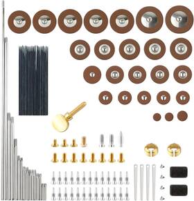 Kitanis 313105238217 Alto Saxophone Repair Kit 118 Pcs Parts Replacement Tools