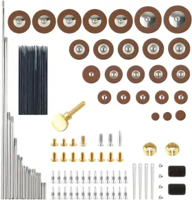 Kitanis 313105238217 Alto Saxophone Repair Kit 118 Pcs Parts Replacement Tools