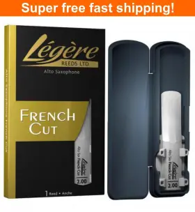 Asf2.00 L G Re Reeds Legere Alto Saxophone French Cut 2.0 -new Asf2.00 L G Re Reeds Legere Alto Saxophone French Cut 2.0 -new