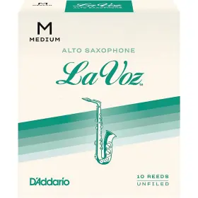 Rjc10md La Voz Alto Saxophone Reeds Medium Box Of 10