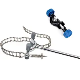 Labzhang 748043042082 Lab Chain Clamp With Adjustable Bosshead Holder Nickel-plated