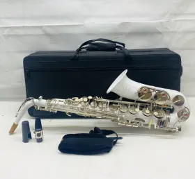 Cmp112464 Lazarro Lzr370as Alto Saxophone In White Model