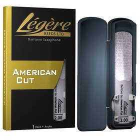 Legere 827778550809 L G Re Reeds - Baritone Saxophone Reed American Cut Strength 2.00