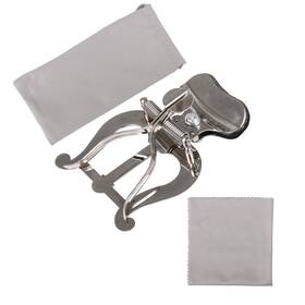 Lovermusic M8190220043 Silver Clamp-on Holder Marching Lyre For Trombone