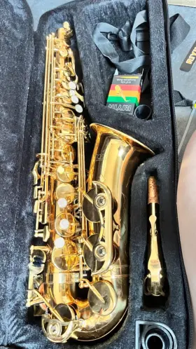 Isx101 Lyxjam Beginners Kit Alto Saxophone - Nickel Plated