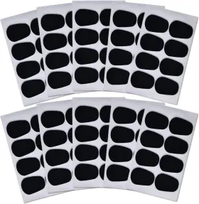 Mcajnsu 711181850246 80 Pcs 0.8mm Food-grade Silicone Saxophone And Clarinet Mouthpiece Cushions Blac